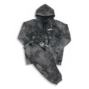 Hellstar Gray Tie-Dye Hoodie & Jogger Set